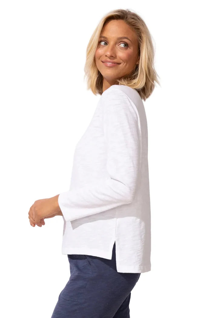 Cotton Slub Boxy Tee