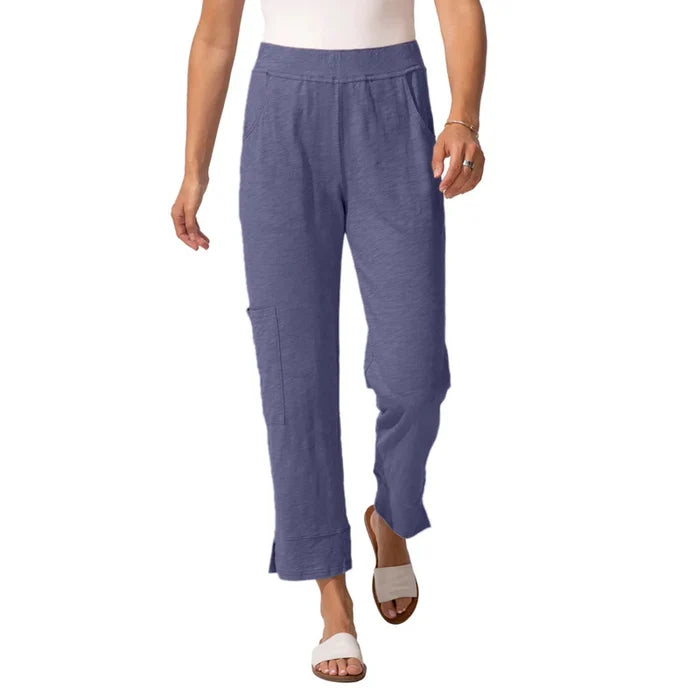 Cotton Slub Edgewater Flood Pant