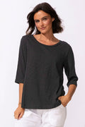 Cotton Slub Elbow Tee