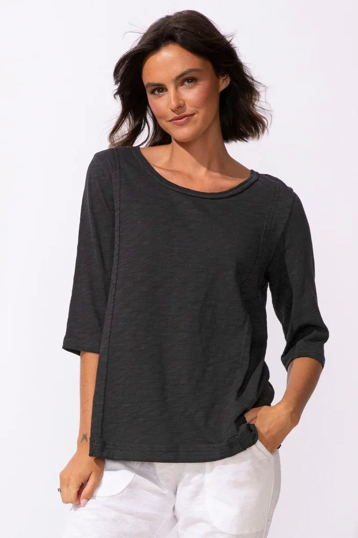 Cotton Slub Elbow Tee