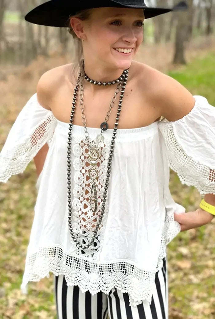 Cowboy Pearls Necklace