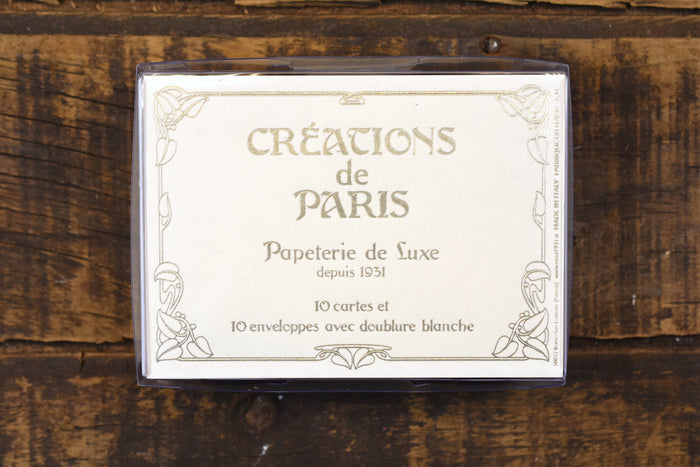 Créations de Paris Deckled 10 Note Card Boxed Set (Small)