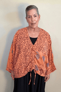 Crepe Sari Butterfly Top