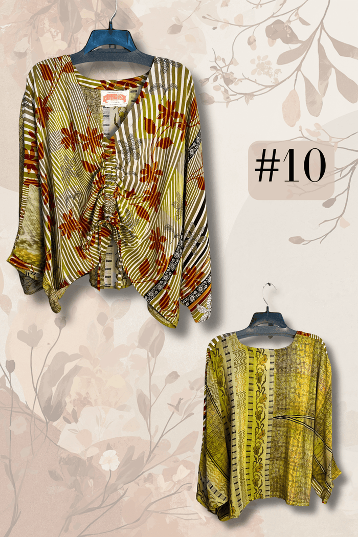 Crepe Sari Butterfly Top