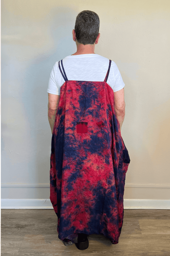 Crepe Sari Gonna Shine Maxi Dress