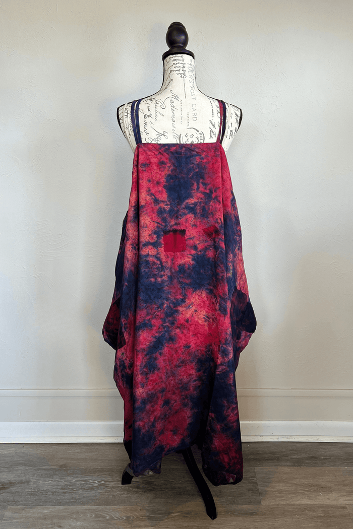 Crepe Sari Gonna Shine Maxi Dress