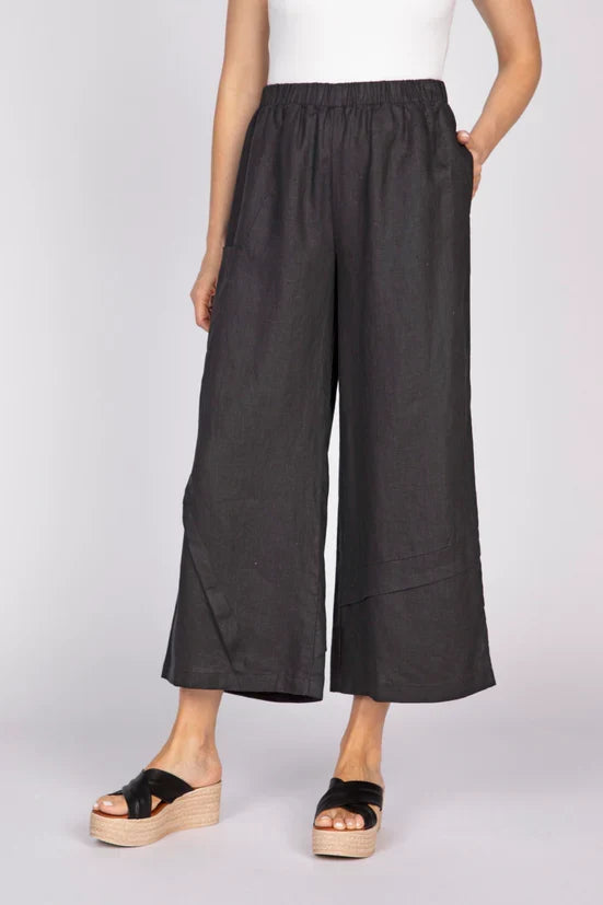 Crossroads Seamed Linen Pant