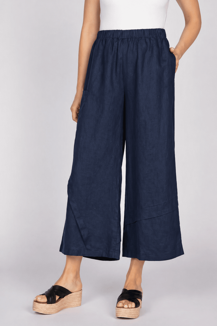 Crossroads Seamed Linen Pant