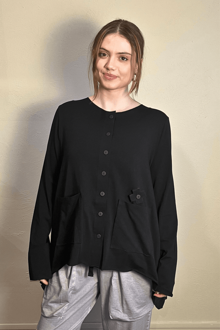 Curtain Up Top - Black