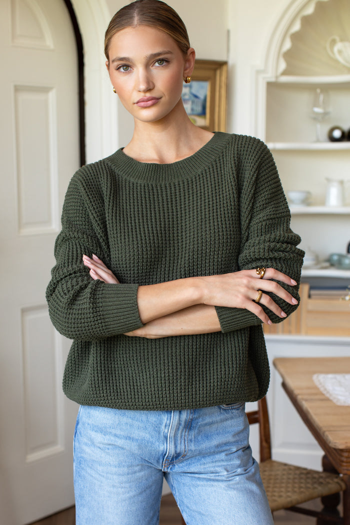 Daily Sweater - Army Organic