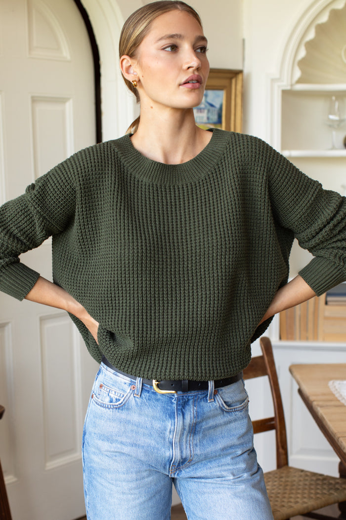 Daily Sweater - Army Organic