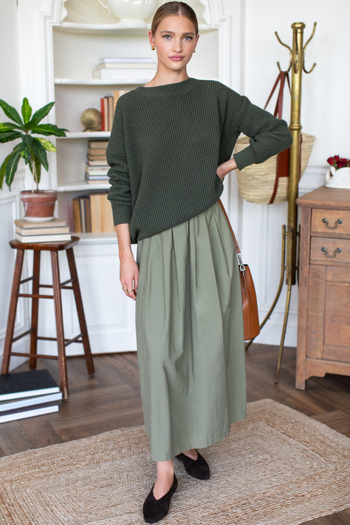 Daily Sweater - Army Organic