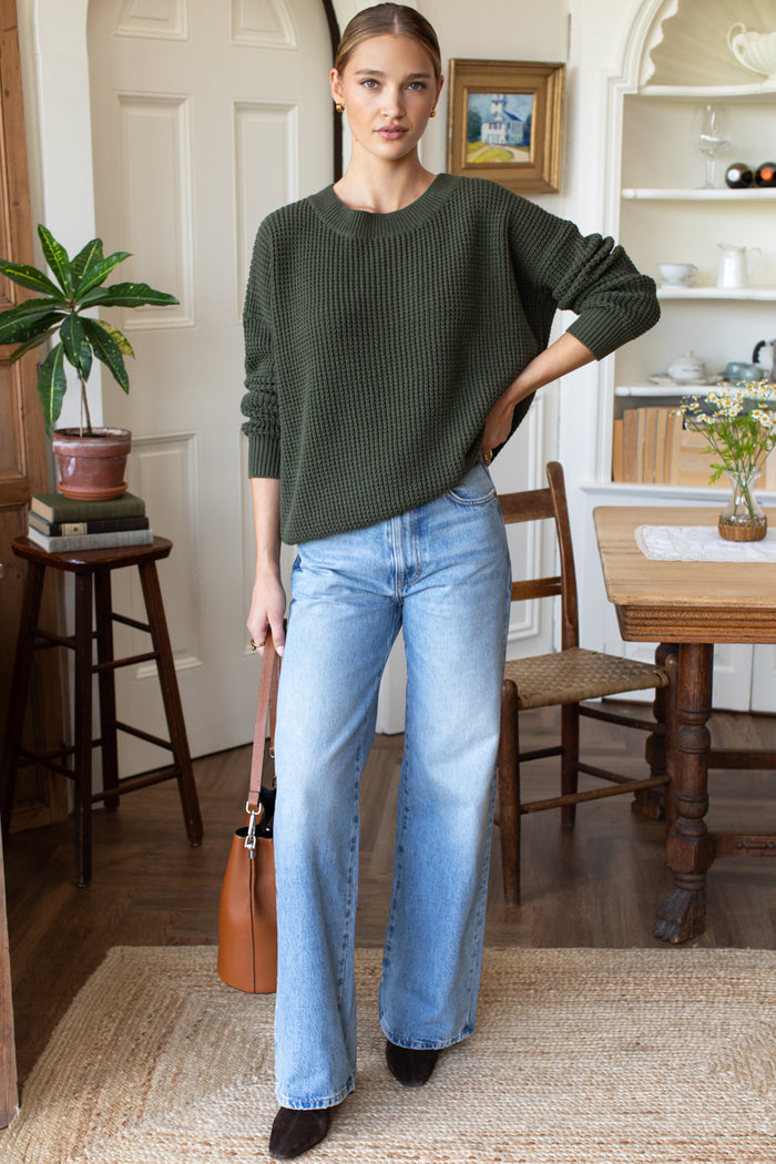 Daily Sweater - Army Organic