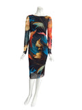 Delila Side-Ruched Cocktail Dress