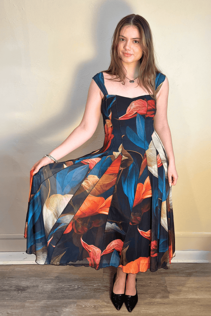 Delila Sleeveless Tea Dress