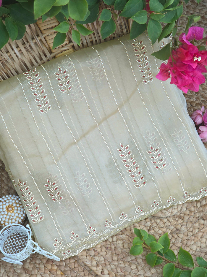 Designer Saree With Stone Work | TTDS3229
