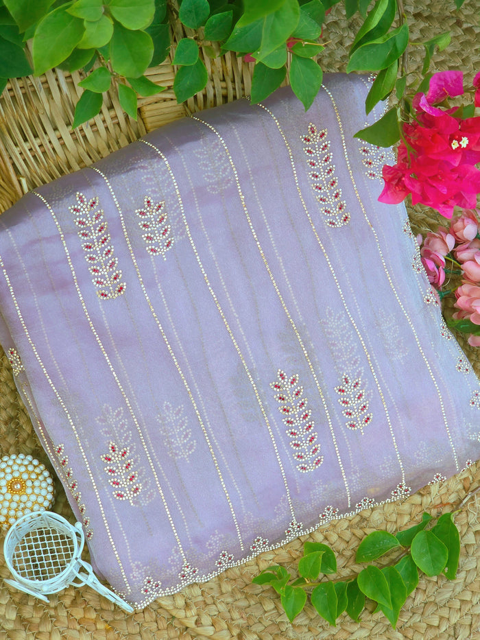 Designer Saree With Stone Work | TTDS3229