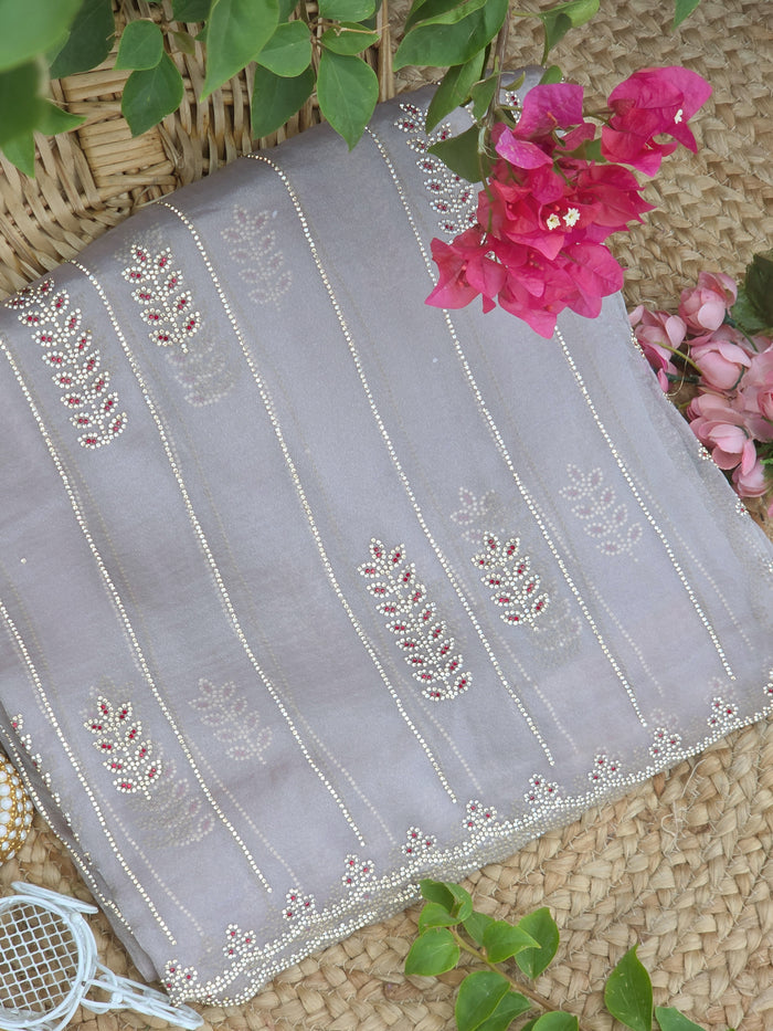 Designer Saree With Stone Work | TTDS3229