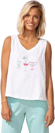 Destination Cocktails V-Neck Tank