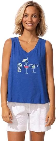 Destination Cocktails V-Neck Tank