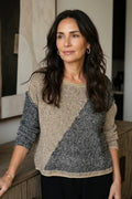 971711 Diagonal Pull Sweater
