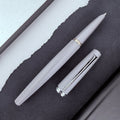 Diplomat Viper Fountain Pen - Silver Guilloche