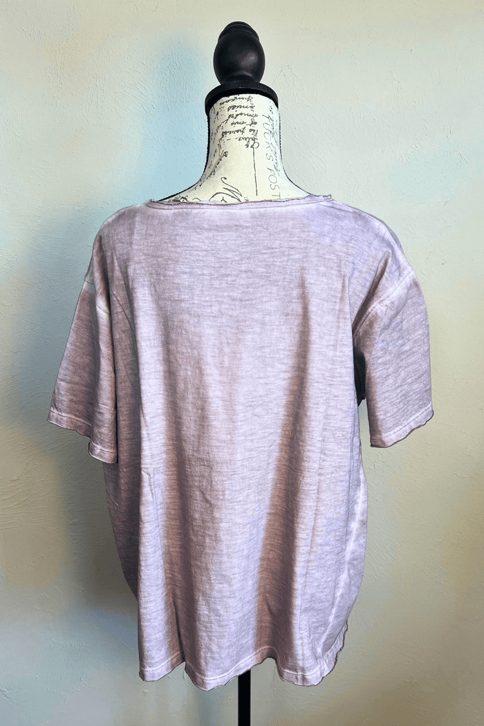 Distressed Solid Tee