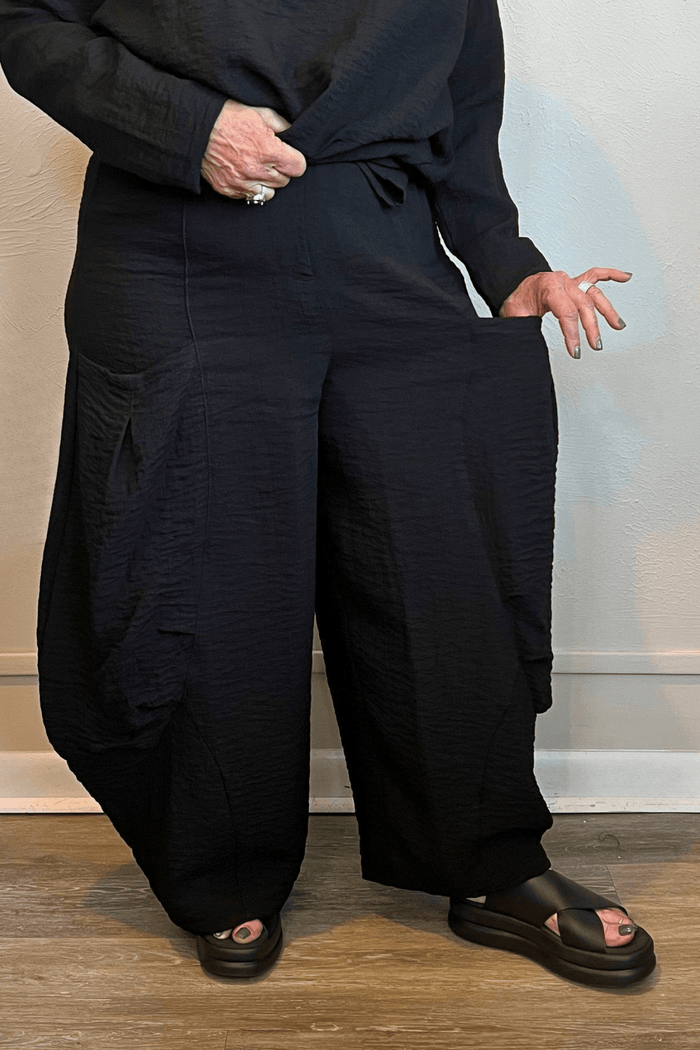 Double Pocket Pant - Black