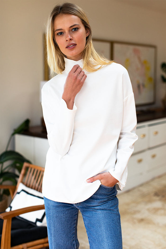 Edie Top - Ivory Ponte
