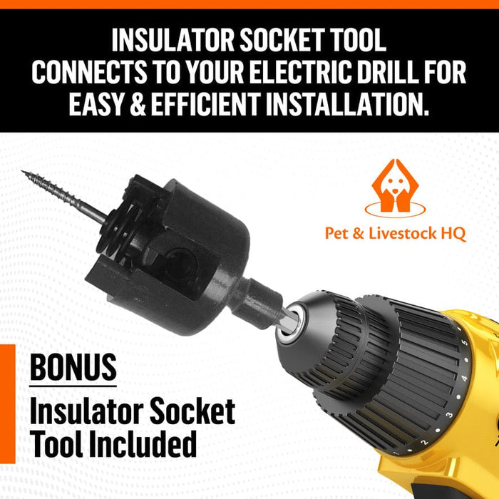 pet livestock hq electric fence insulators