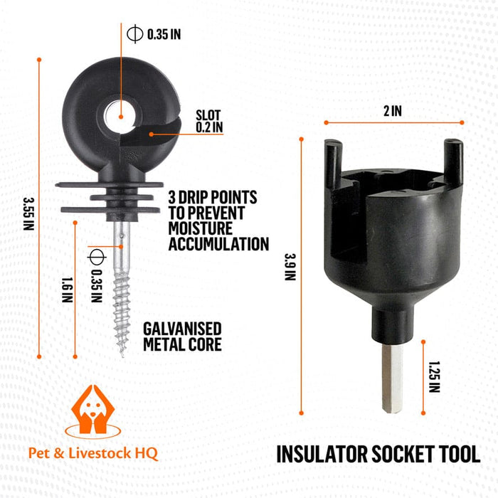 pet livestock hq electric fence insulators