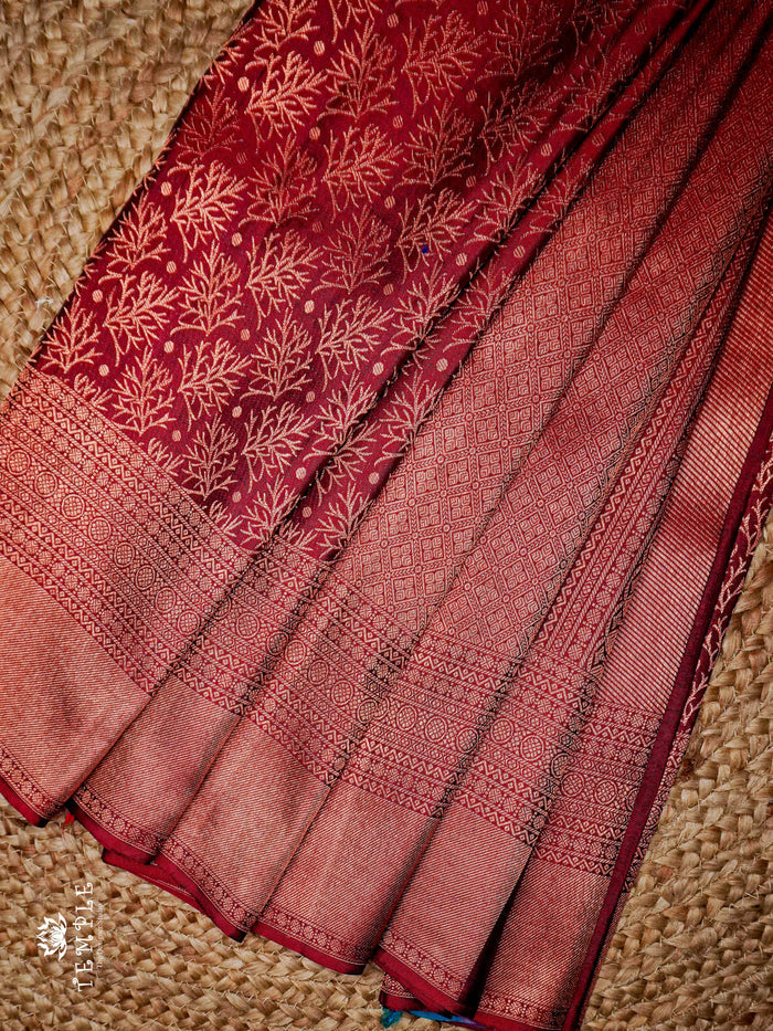 Elegant Pure Silk Saree With Soft and Comfortable Silk Fabric  | TTDS933