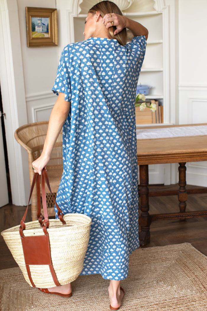 Emerson Caftan - Cleo Azure Organic