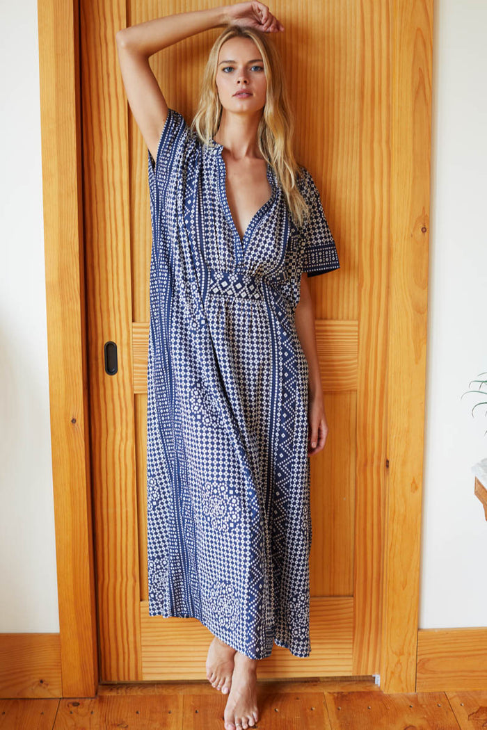Emerson Caftan - Ink Organic