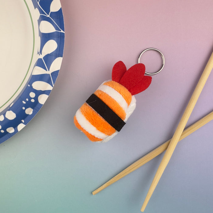 Emii Creations Tiny Nigiri Sushi Keychain -  Shrimp Tuna Salmon Egg
