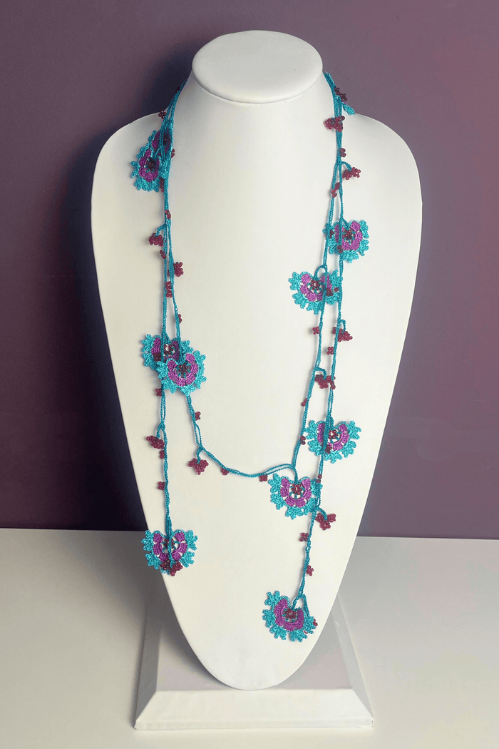 Fan Lariat Necklace