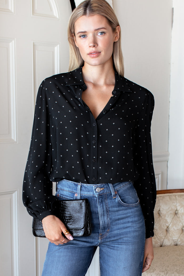 Frankie Blouse - Black Swan Diamonds