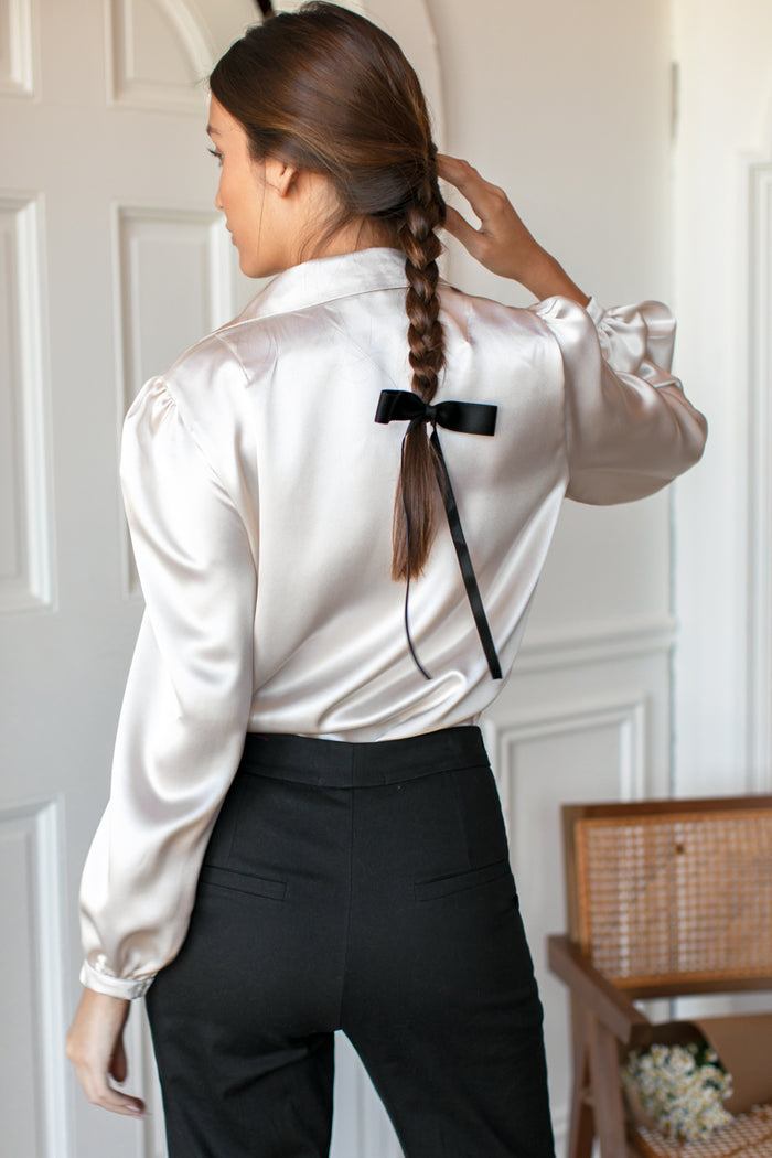 Frankie Blouse - Porcelain