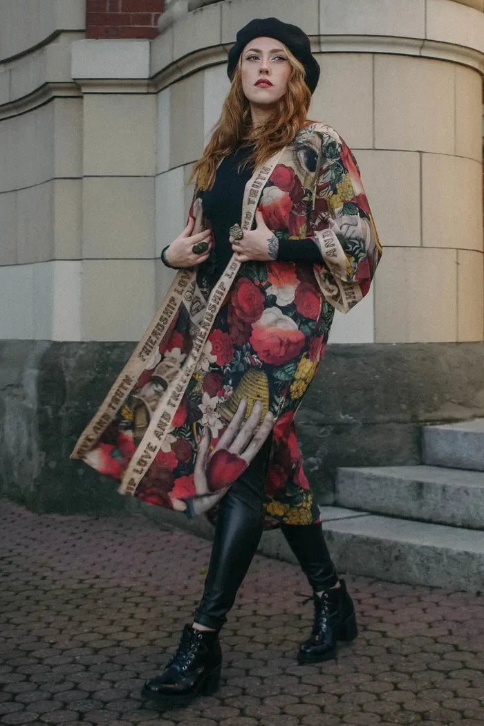 Friendship Love & Truth Opera Kimono