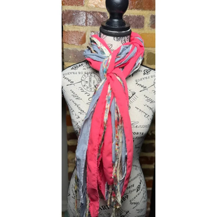 Fringe Scarf - Graffiti Tie Dye
