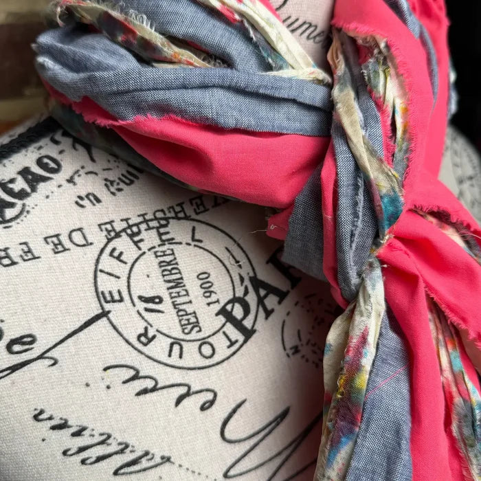 Fringe Scarf - Graffiti Tie Dye