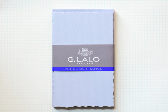 G. Lalo Stationery Set - Deckled Edge Blank - Pack of 10