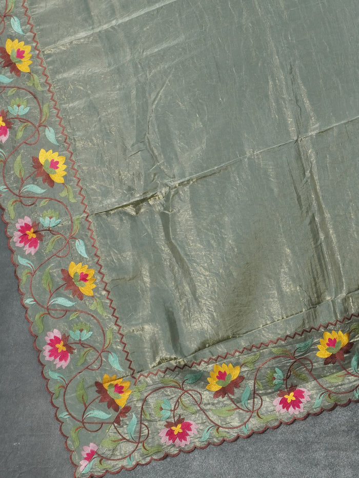 Glass Organza Saree | TTDS3254