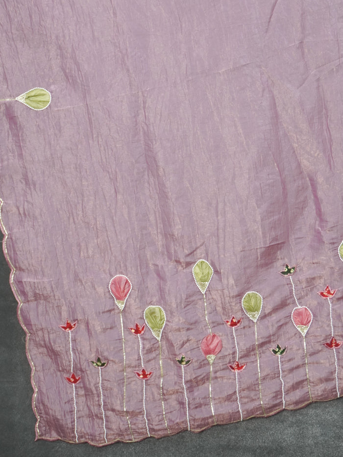 Glass Organza Saree | TTDS3461