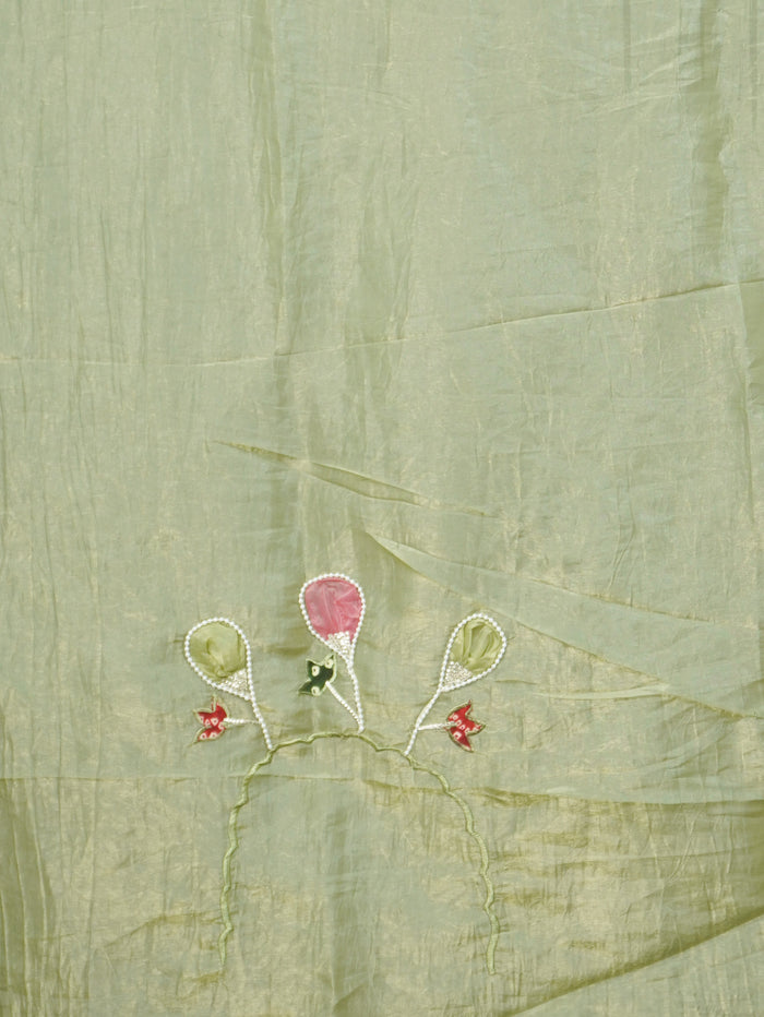 Glass Organza Saree | TTDS3461