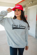 Good Game Light Grey Graphic Sweatshirt