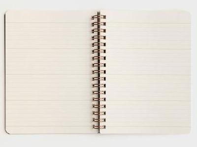 Grain Notebook - B6 - Black