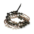 Graphite Convertible Crochet Necklace