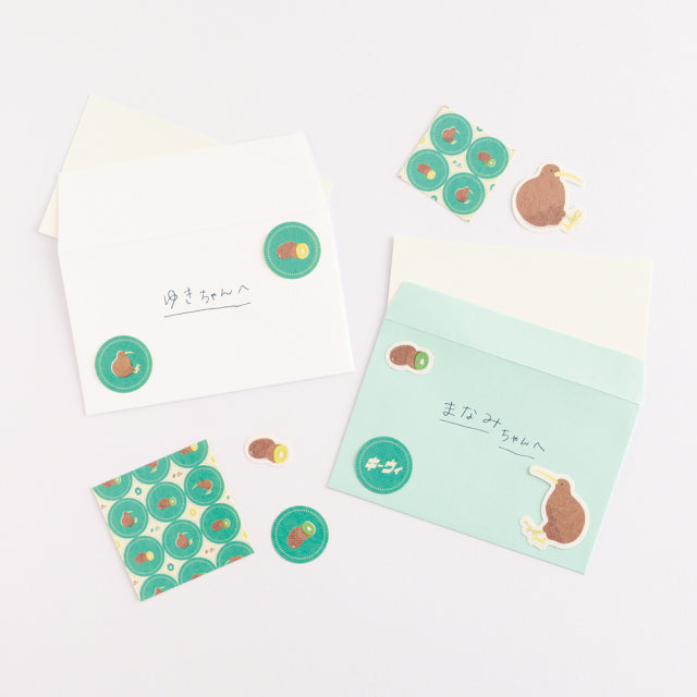 Atlas Stationers - Green Flash Animal Department Store Flake Sticker - Kiwi - Stickers - Image 3