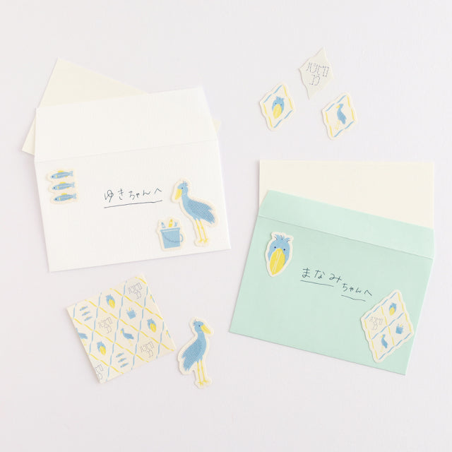 Atlas Stationers - Green Flash Animal Department Store Flake Sticker - Shoebill - Stickers - Image 3